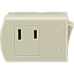 Item 501348, Thermoplastic contemporary design, 2-wire plug-in switch.