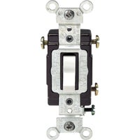 C22-05503-LHW Leviton Illuminated Commercial Grade Toggle 3-Way Switch