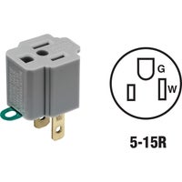 C30-00274-000 Leviton Grounding Cube Tap Outlet Adapter