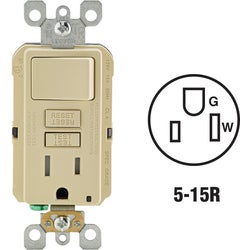 Item 501495, Self-Test, tamper resistant, residential grade GFCI (ground fault circuit 