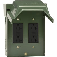 U012010GRP GE Backyard GFCI Outlet With 2 Receptacles