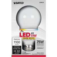 S29810 Satco A19 Medium Dimmable LED Light Bulb
