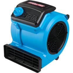 Item 501592, Portable air mover. Powered by a 1.