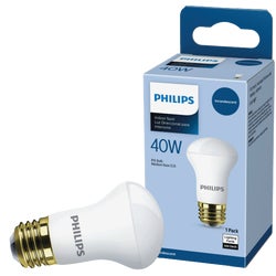 Item 501693, R16 incandescent spotlight light bulb with medium base.
