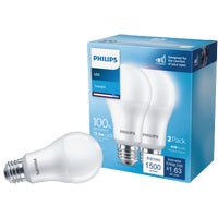 565515 Philips A19 Medium LED Light Bulb
