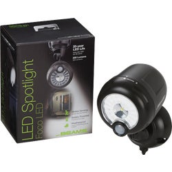 Item 501812, Hands free LED (light emitting diode) battery operated spotlight.
