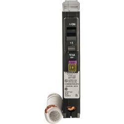 Item 501854, Dual function circuit breaker. Features space and labor savings.