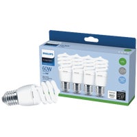570309 Philips Energy Saver T2 Medium CFL Light Bulb