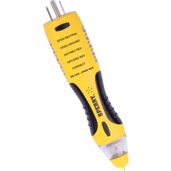 Item 501890, Dual Check dual-ended tester combines two common testers into one.