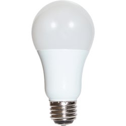 Item 501944, Solid State, A19 3-way LED (light emitting diode) light bulb with medium 
