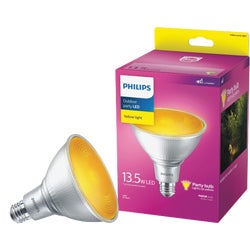 Item 501960, PAR38, medium base, LED (light emitting diode) bug light bulb.