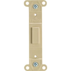 Item 502105, Wall plate insert adapter. Blank plastic toggle with no hole.