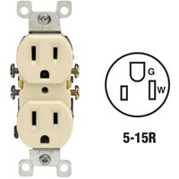 S11-05320-0IS Leviton Shallow Grounded Duplex Outlet