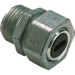 Item 502308, Watertight connector for underground feeder cable. Pressure cast body.