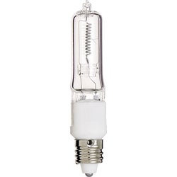 Item 502369, T4 halogen, special purpose light bulb with mini candelabra base.