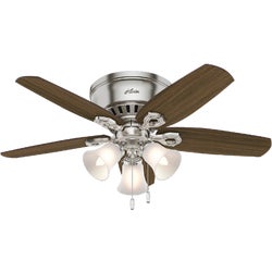 Item 502374, Low profile ceiling fan fits flush to the ceiling making it ideal for rooms