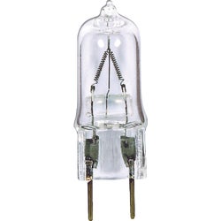 Item 502381, T4 halogen, special purpose light bulb with bi-pin G8 base.