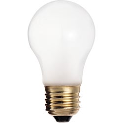 Item 502406, A15, medium base, dimmable incandescent light bulb.