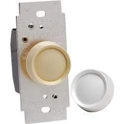 Item 502482, Universal turn on/off single pole, rotary dimmer switch.