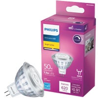 576843 Philips Classic Glass MR16 GU5.3 LED Floodlight Light Bulb