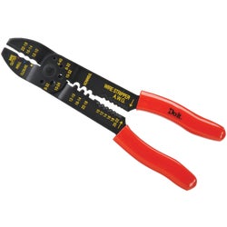 Item 502553, 9 In. length increases leverage for easy crimp, cut strip or bolt cutting.