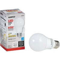 S29835 Satco A19 Medium Dimmable LED Light Bulb