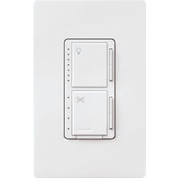 MACL-LFQH-WH Lutron Maestro Dimmer & Fan Control Switch