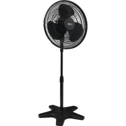 Item 502870, 16-inch pedestal fan featuring 3 high performance speeds and quiet 