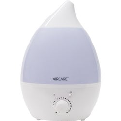 Item 502875, Tabletop ultrasonic humidifier is efficient in both size and moisture 
