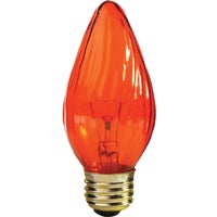 S3366 Satco 25W Amber F15 Incandescent Decorative Light Bulb
