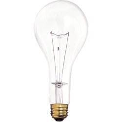 Item 504582, PS25 incandescent light bulb with medium base.