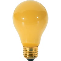 S3939 Satco A19 Incandescent Bug Light Bulb