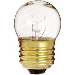Item 504895, S11 incandescent light bulb with medium base.