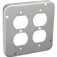 979 Raco 2-Duplex Receptacle Square Device Cover