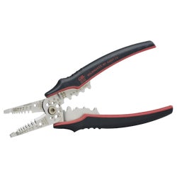Item 505563, ArmorEdge wire stripper has stainless steel, dual ground cutting blades for