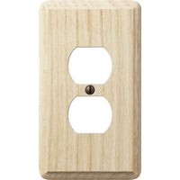 401D Amerelle Wood Outlet Wall Plate