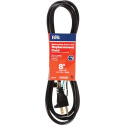 Item 506722, 16/3 SJTW replacement cord for grounded power tools, motors, and appliances