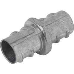 Item 507342, Screw-in type coupling for flexible metal conduit. Die-cast zinc.