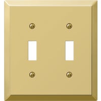 163TTBR Amerelle Stamped Steel Switch Wall Plate