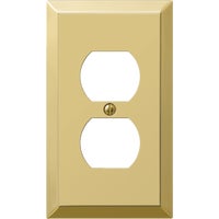 163DBR Amerelle Stamped Steel Outlet Wall Plate