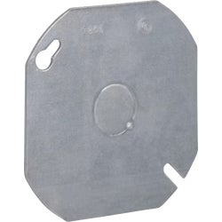 Item 507927, Octagon flat blank cover used to close off 4 In.