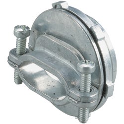 Item 509658, Clamp type electrical box connector. Durable die-cast body construction.