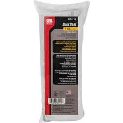 Item 509663, A gray mastic for hand application designed to seal irregular openings 
