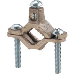 Item 510423, Set screw type serrated clamp that swings apart for easy installation.