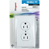 NMW2-D Wiremold On-Wall PVC Outlet Box Kit