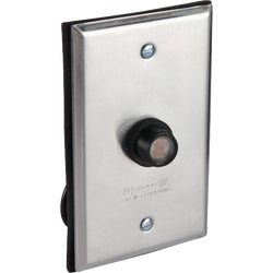 Item 511110, Aluminum switch plate mounted photo control for indoor/outdoor use turns 