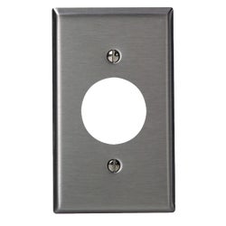Item 511196, Single outlet, standard size, wall plate. 1.41-inch diameter.