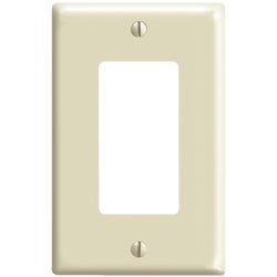 Item 512664, Mid-Way size rocker switch/GFI (ground fault interrupter) smooth plastic 