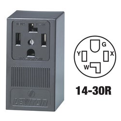 Item 513279, 3-pole, 4-wire grounding outlet for dryers.