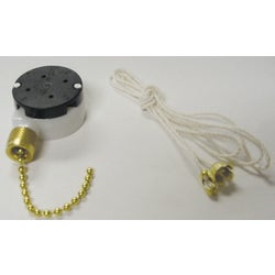 Item 513733, Multi-speed, easy pull switch for ceiling fans.
